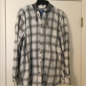 Lightweight Hooded Flannel